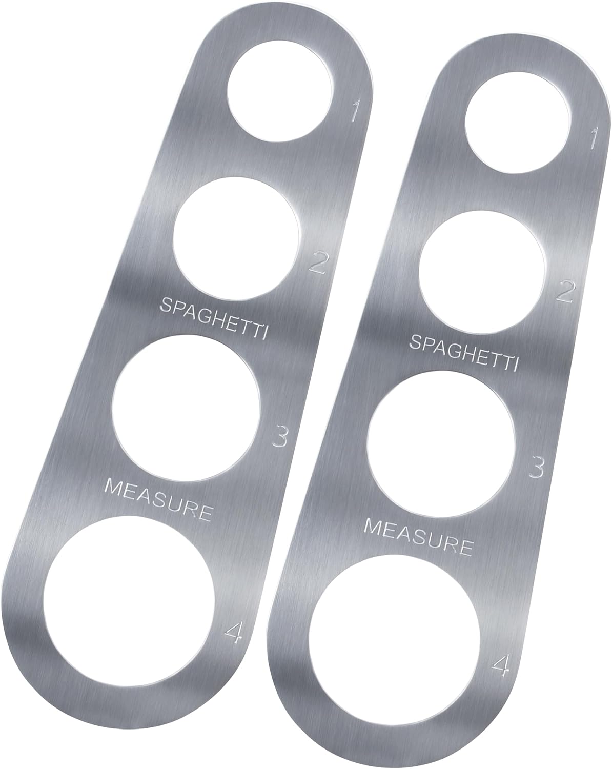 Stainless Steel Spaghetti Measurer Tool YQBOOM 2Pcs Pasta Portion Tool Measuring Tool for Cooking Spaghetti Noodles