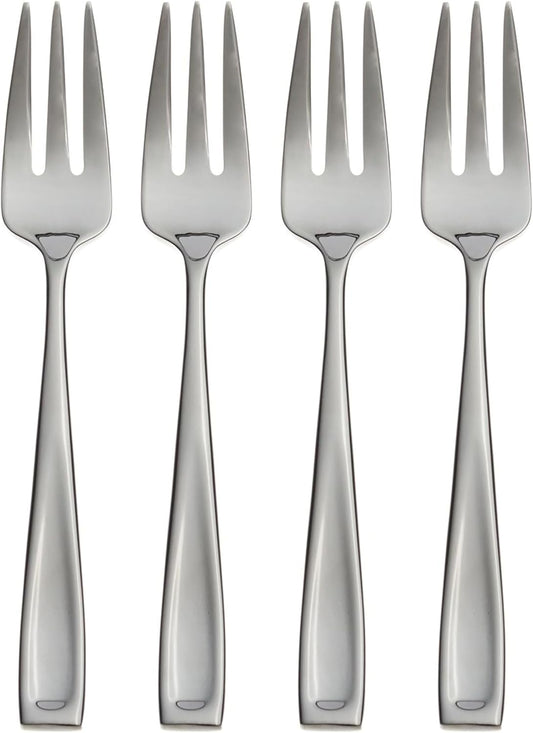 Oneida T711004O Moda Fine Flatware Cocktail Forks, Set Of 4