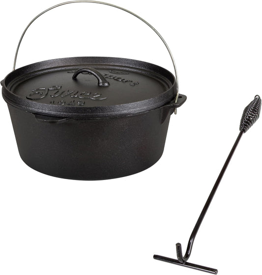 Stansport Pre-Seasoned Cast Iron Dutch Oven
