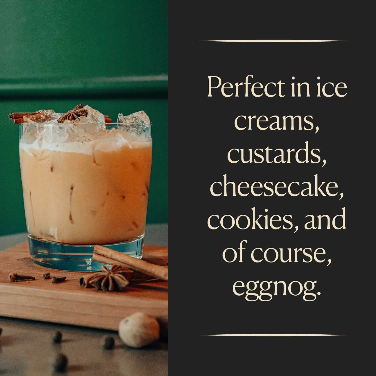 Cook's, Eggnog Flavoring, for Making Eggnog, Baking, Ice Cream, Custard, Cheesecake, and Cookies, 4 oz