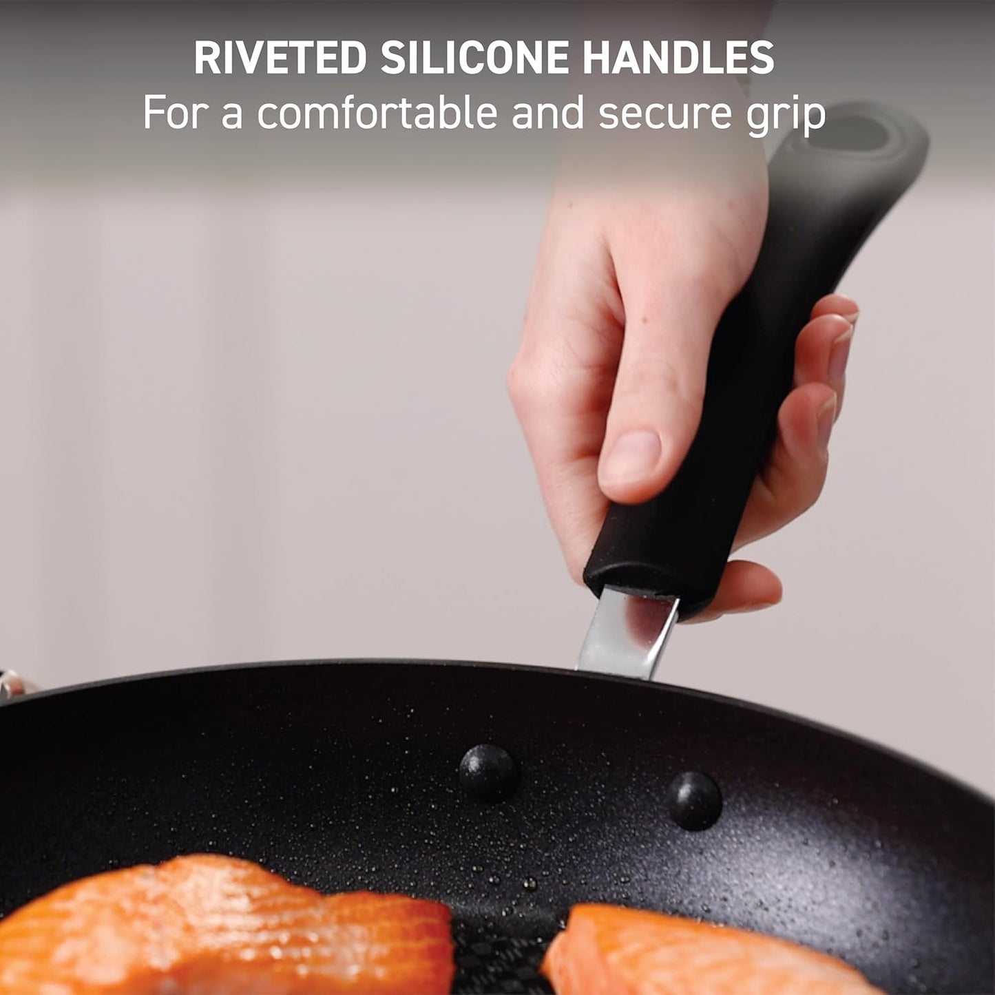 T-fal Ultimate Hard Anodized Nonstick Wok 14 Inch, Oven Broiler Safe 350F, Non Stick Stir-Fry Pan, Cookware, Pots and Pans, Kitchen, Versatile Deep Frying, Sauté, Braise, Stew, Dishwasher Safe, Black