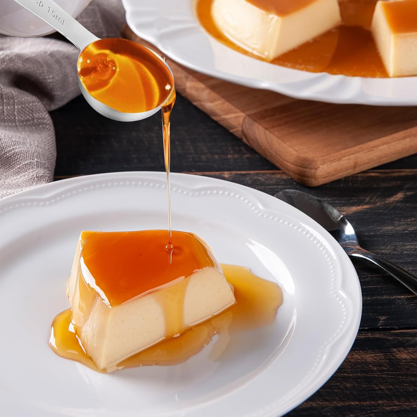 2 Pcs Measuring Spoons Tablespoon Measuring Spoon 1 Tbsp (3 tsp | 15 ml |15 cc| 0.5 oz) Mini Spoons Stainless Steel Measuring Spoons for Kitchen Cooking Spoon(Silver)