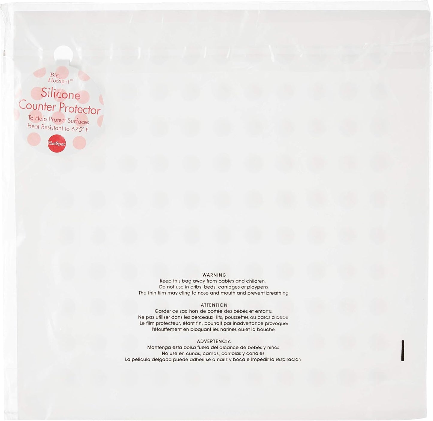 Lamson Jumbo Silicone Hotspot 11.5" x 11.5" - Clear