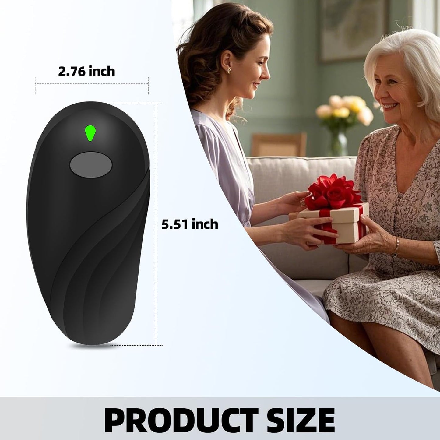 Rechargeable Auto Electric Can OpenerTouch Side Cut Opener Open Your Cans with A Simple Press of Button - Automatic,Smooth Edge,Food-Safe,for Kitchen for Seniors with Arthritis Small Size (Black)
