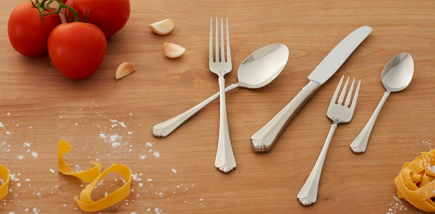 Oneida Juilliard Fine Flatware Tall Drink Spoons, 0.30 LB, Metallic