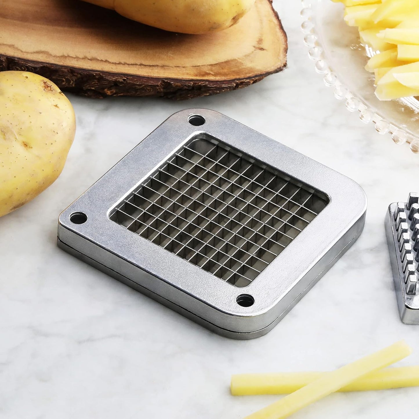 New Star Foodservice 37357 French Fry Cutter Replacement Blade, 1/4-Inch (COMPATIBLE WITH TABLE MOUNTED FRENCH FRY CUTTER ONLY) Silver