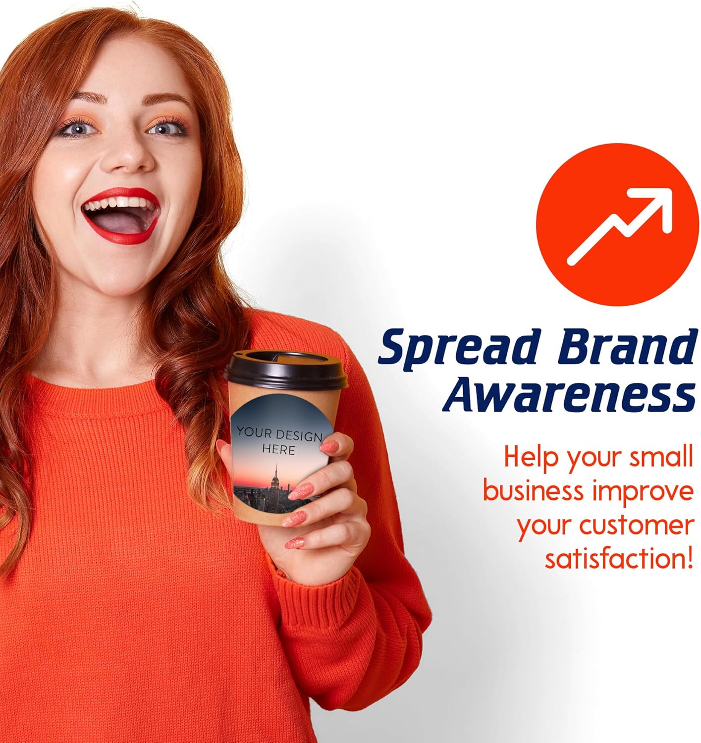 100 Custom Vinyl Stickers - Upload Your own Image, Text, Design, Logo - Personalized Logo Labels for Handmade, Packaging, Bottle, Jars, Candle, Brand Stickers (City, 6x6)