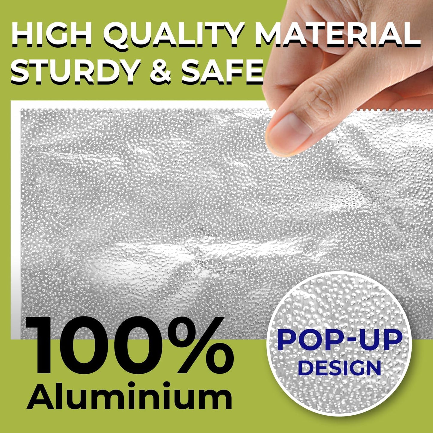 200 Pre-Cut Aluminum Foil Sheets, 12" x 10.75" Pop-Up Foil Sheets for Restaurant Use, Disposable Food Wrapping for Burritos, Hot Dogs, and Sandwiches