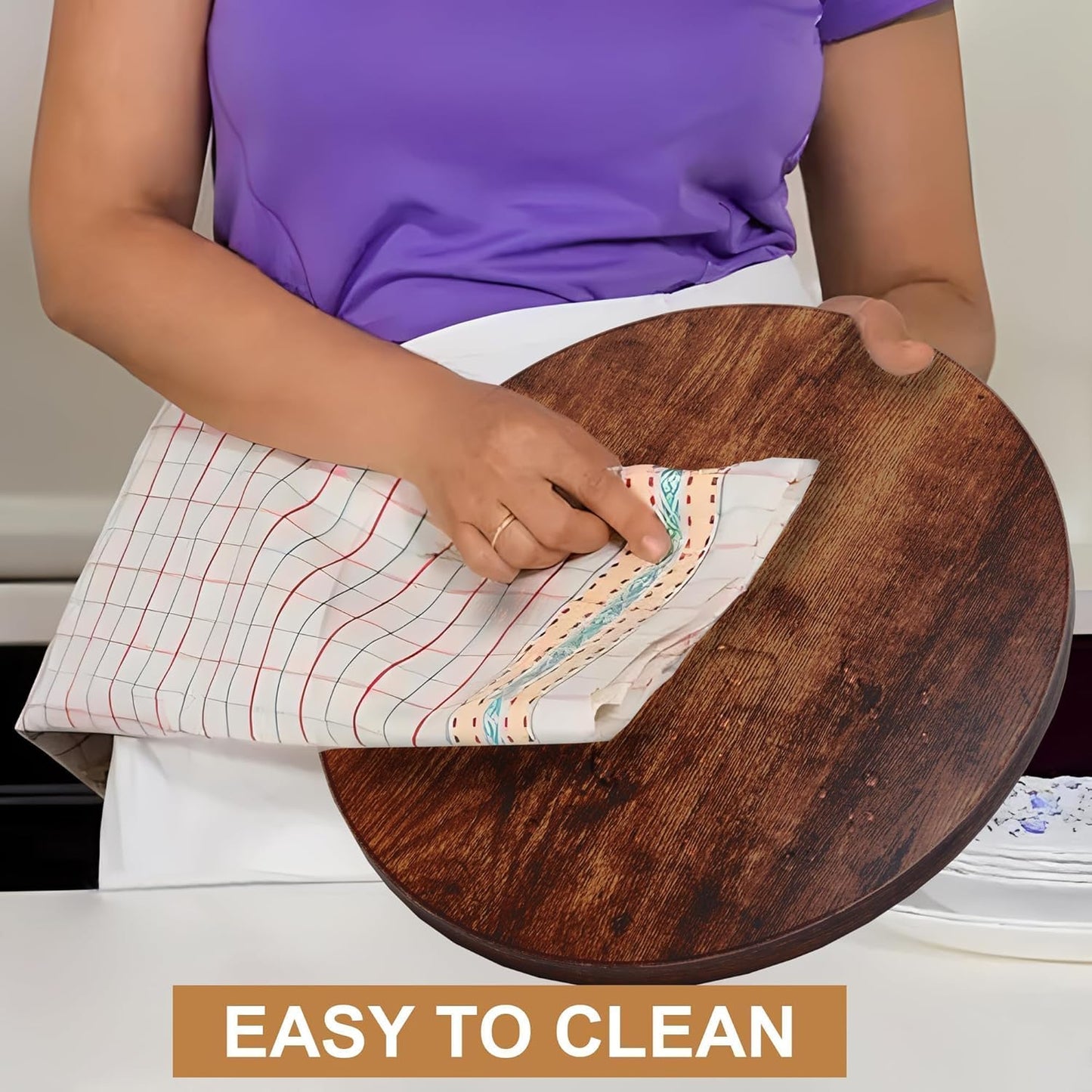 [ 2 Pack ] 10-inch Lazy Susan Organizers, ACIAZAAZ Lazy Susan Turntable for Cabinet, Kitchen Turntable Storage for Table, Countertop, Pantry