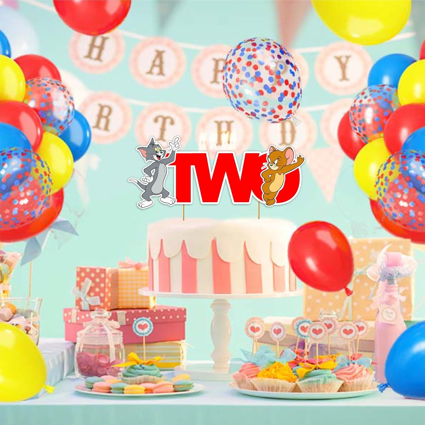 Seyal® Tom & Jery Two Cake Topper