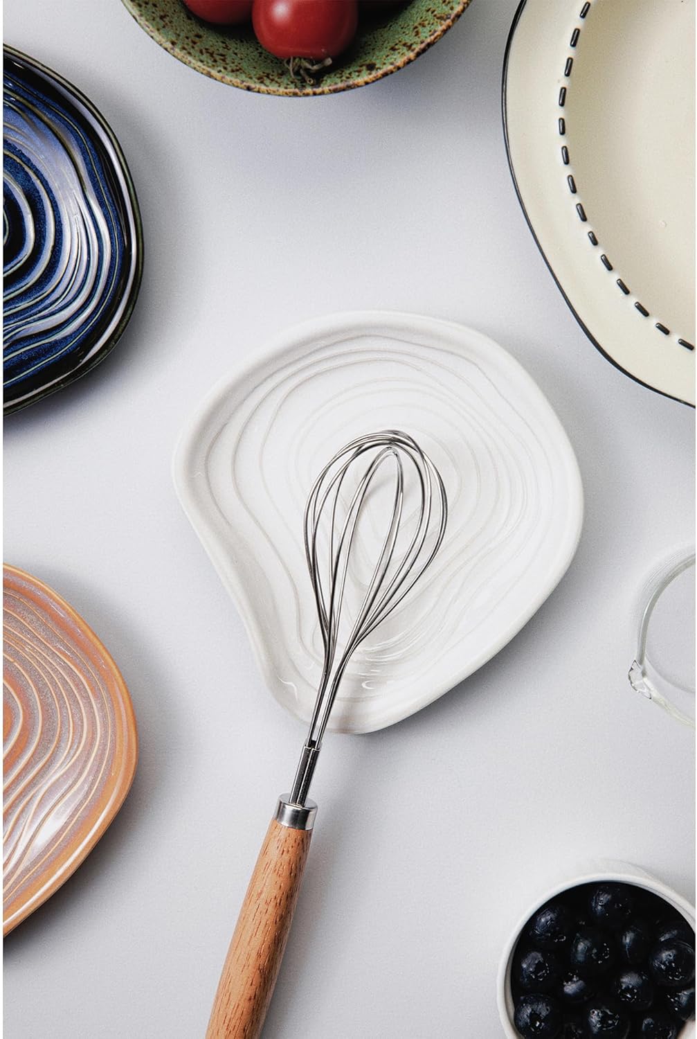 Set of 3 Large spoon rest,Spoon Rest for Stove Top,Ceramic Spoon Rest,coffee spoon rest,Kitchen Spoon Holder for Multiple Utensils,Cooking Spoon holder for Kitchen Counter Decor,Gift for Housewarming