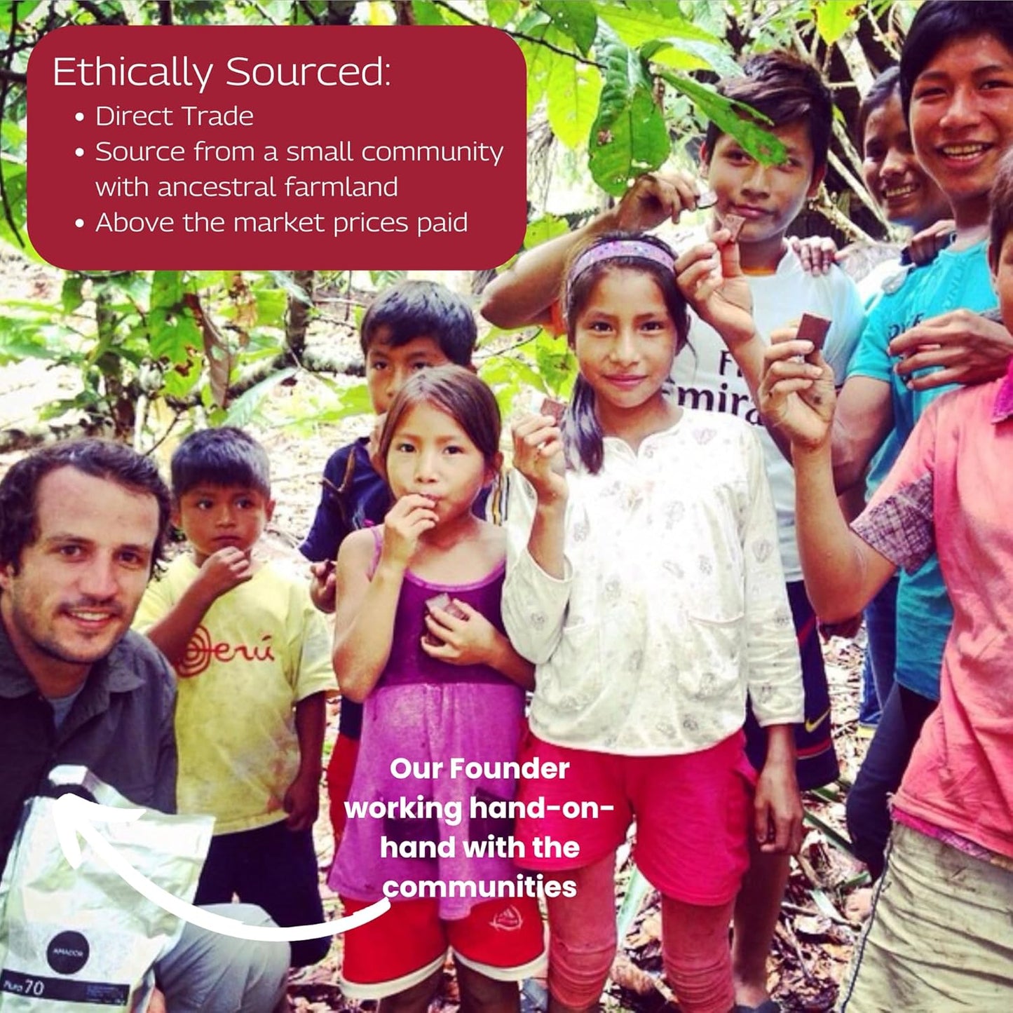 Cacao Adventures Ceremonial Grade Cacao | 100% Pure | Dairy Free & Vegan | Unsweetened |Ethically sourced and sustainably grown |Vegan Peruvian, 5 Pound (Pack of 1)