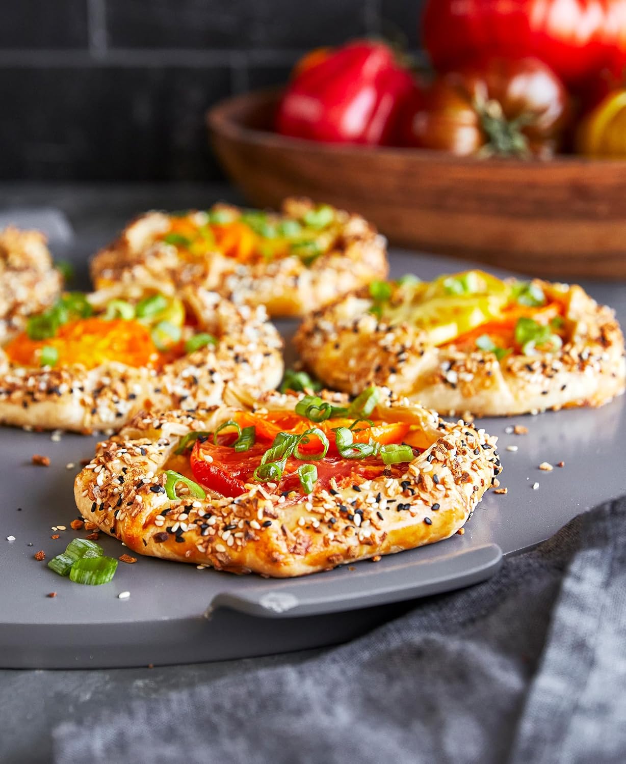 GreenPan Premiere Ovenware Healthy Ceramic Nonstick 16.5" Pizza Pan, PFOA and PFAS-Free, Warp-Free Bakeware, Durable Quick Heating Baking Tray, Oven and Broiler Safe to 600F, Dishwasher Safe, Gray