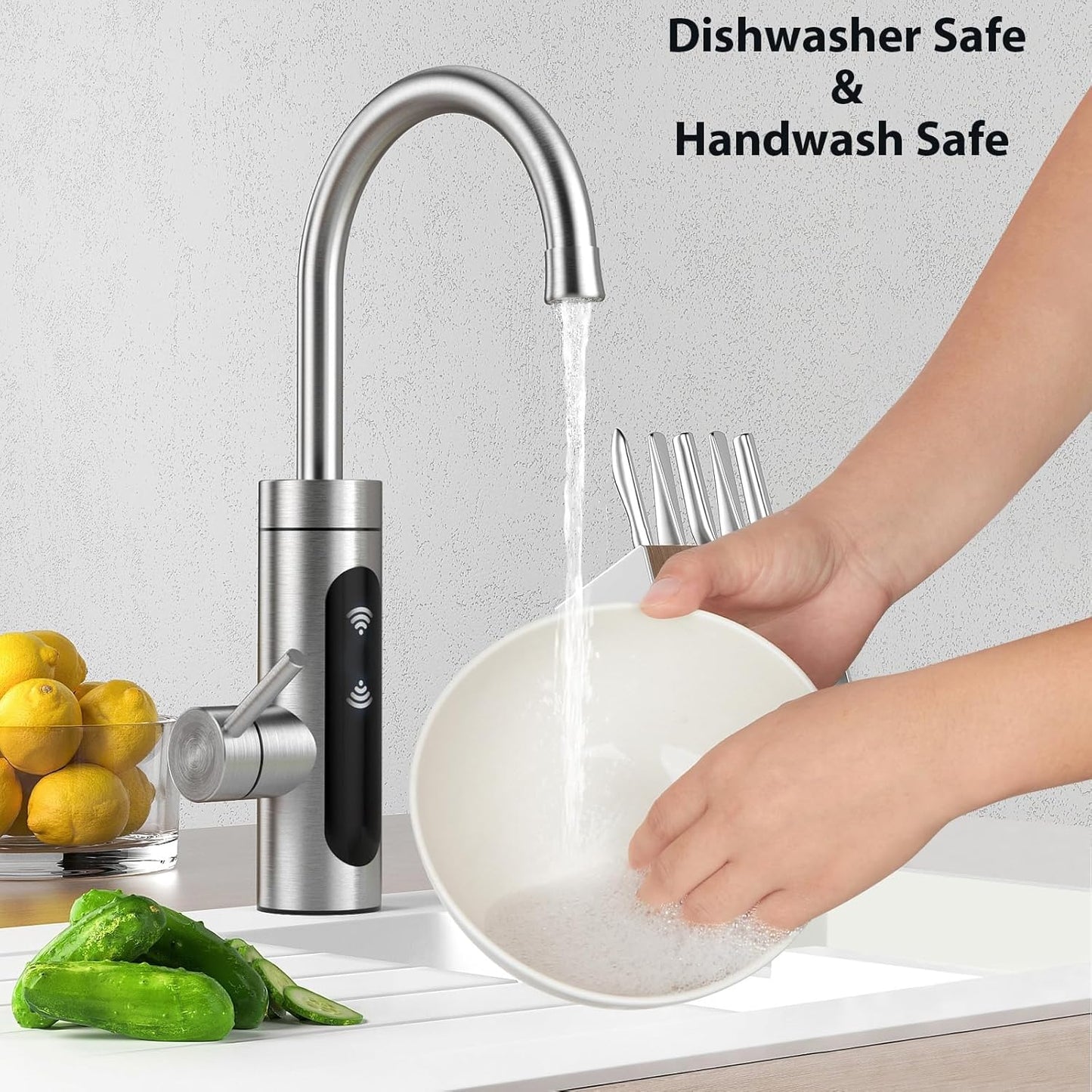 6.2'' Bamboo Fiber Cereal Bows Set of 6, Soup Bowls 24 Oz for Serving Salad, Snack, Side Dishes, Modern Oval Lightweight Bowls for Breakfast, Lunch and Dinner, Dishwasher and Freezer Safe(Matte White)