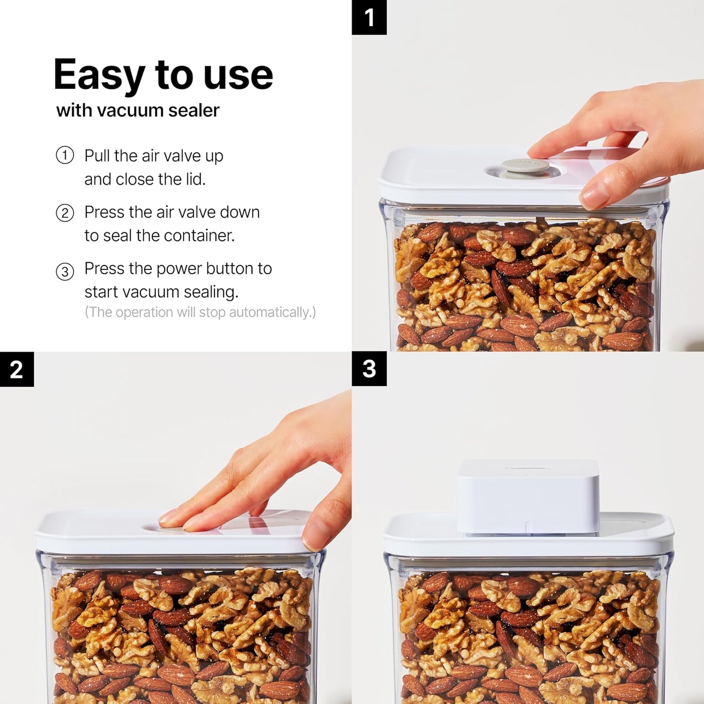 Premium Airtight Food Storage Container. Meal Prep 0.85qt 3pc/Set. 3pcs Container. Patented Double Silicone Lining, 100% Leak Proof, BPA-FREE