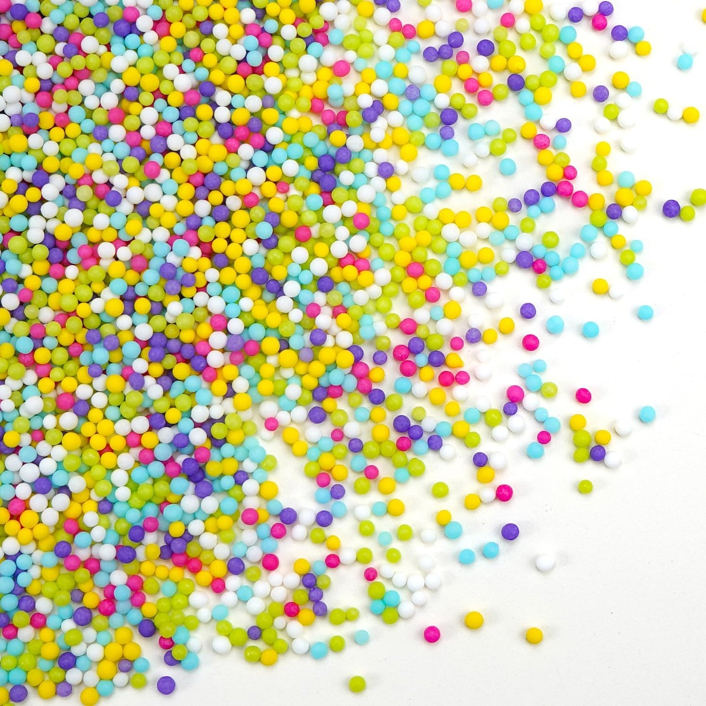 Rainbow Nonpareils Sprinkles, Edible Sprinkles For Cake Decorating, Baking Sugar, 150g/5.29oz, Cake Decorations & Cupcake Toppers, Easter, Holiday, Wedding Party Supplies