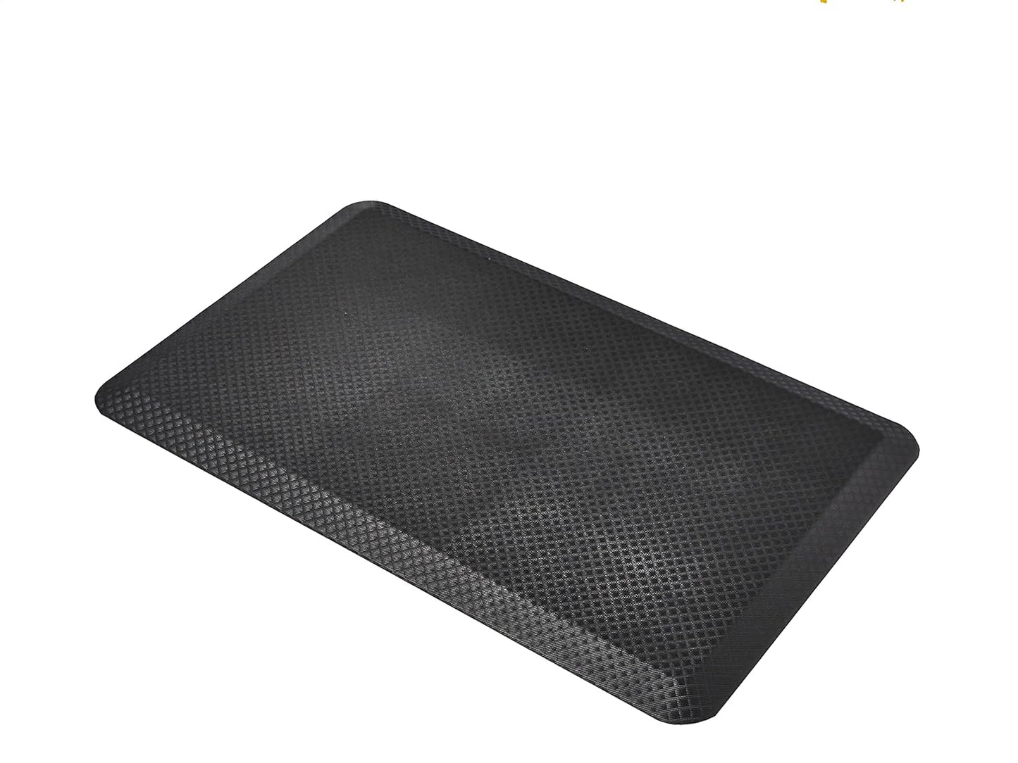Amazon Basics 3/4" Rectangular Durable Anti-Fatigue Ergo Comfort Standing Mat, 32x20, Black (Previously AmazonCommercial brand)