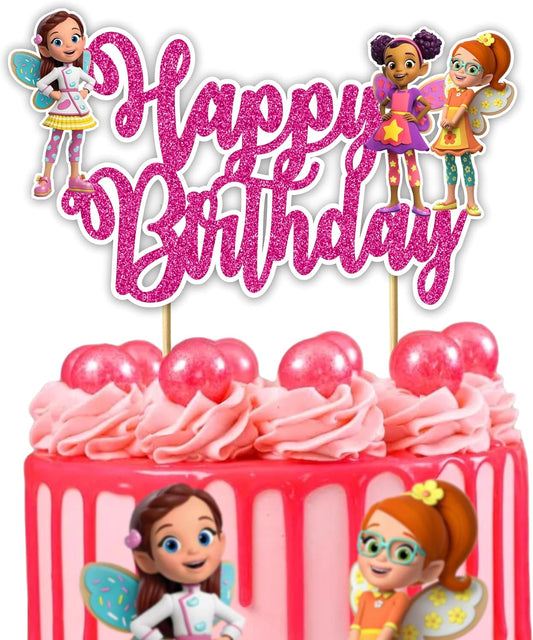 Seyal® Buterbean Cafe Happy Birthday Cake Topper