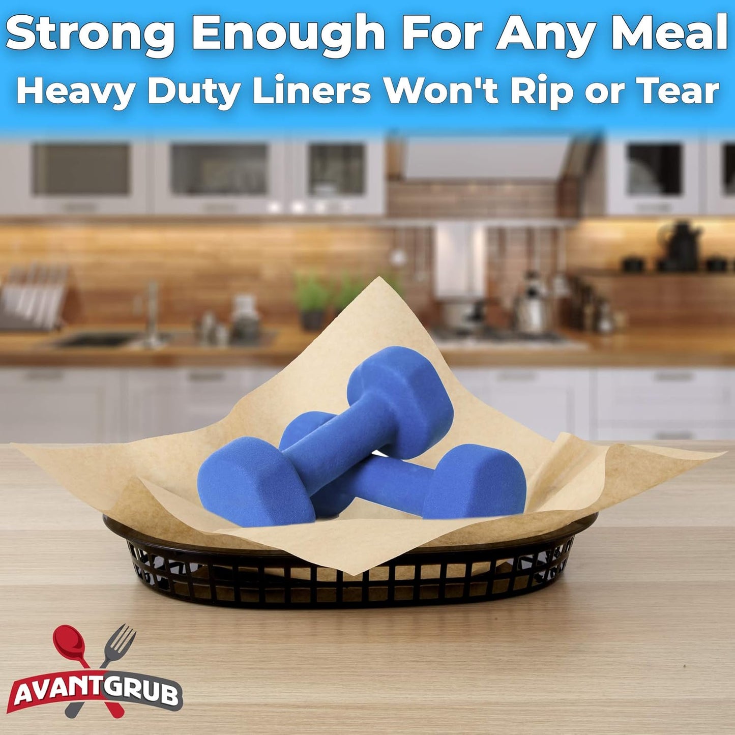 Eco Friendly, Grease Proof 12" x 12" Deli Wrap 100 Pk. Best Kraft Food Wrapping Paper Sheets for Picnic, Festival, Fair or BBQ. Perfect Liner for Tray, Basket or Boat. Quality Bulk Restaurant Supply