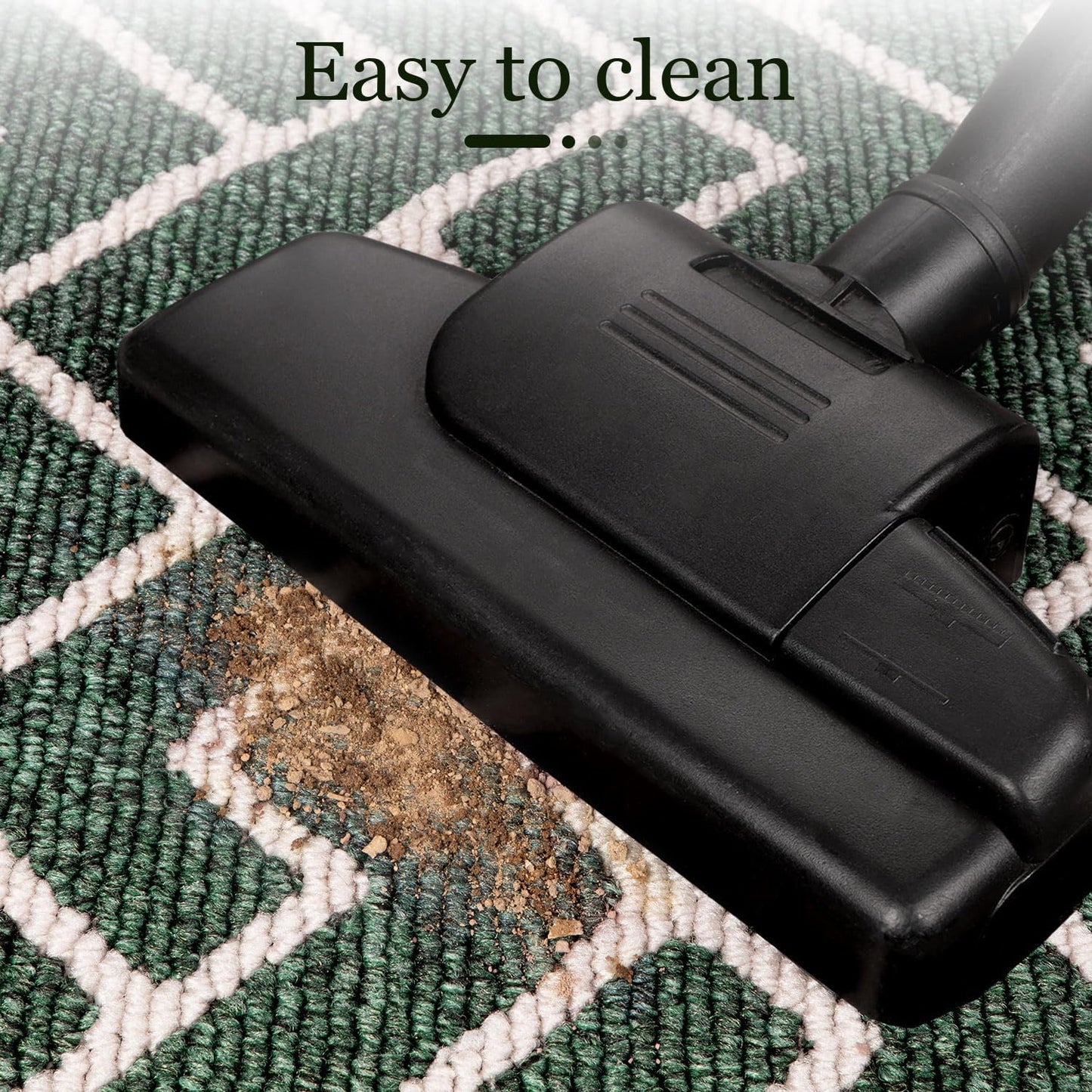 hicorfe Kitchen Rugs and Mats,Kitchen Mats for Floor,24"x35" Non Slip Runner Rug,Absorbent Resist Dirt Comfort Standing Mat Machine Washable for Entryway,Hallway,Front of Sink(Dark Green)