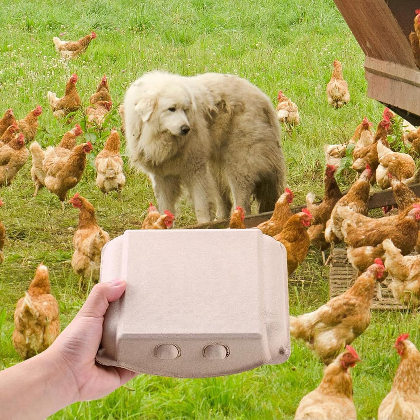 25 Pack Egg Cartons,3x4 Style Holds Chicken Egg Cartons Made from Recycled Cardboard