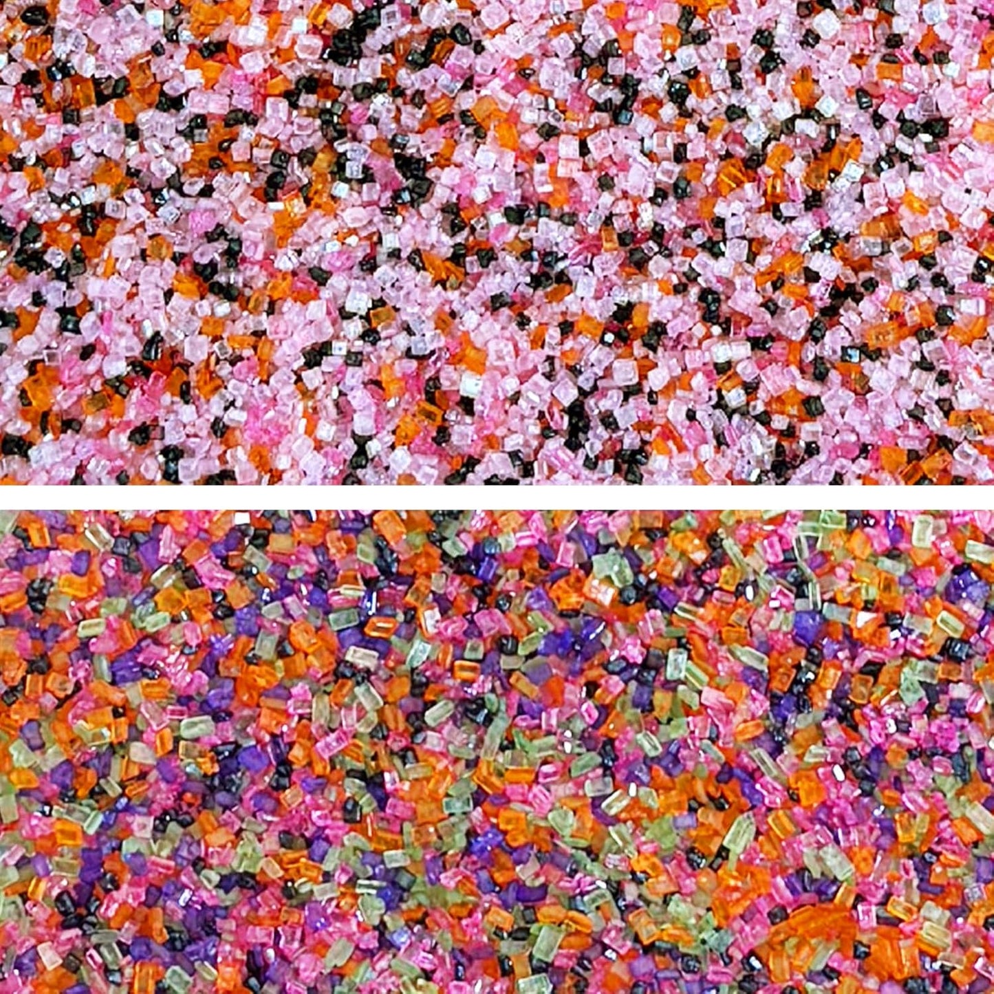 Fancy Sprinkles Limited Edition Halloween Scream & Gleam Sugar Set Includes Scremsicle and Neon Nightmare (4 OZ)