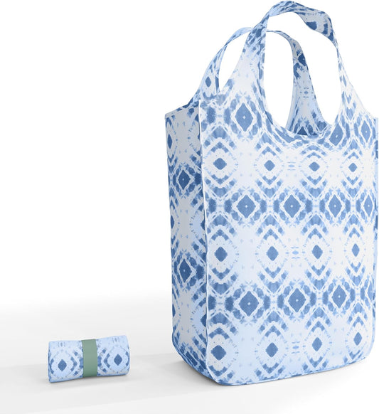 Reusable Grocery Bag - Stylish Shopping Bag for Groceries - Foldable Tote Bag - Medium Size