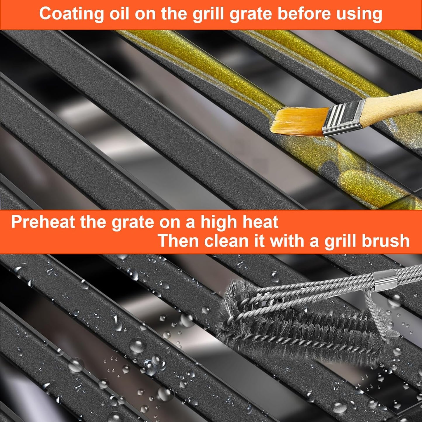 17" Grill Grates for Charbroil Performance 5 Burner 463448021 463451022 463455021 463456022 463449021, Cooking Grids for Charbroil Grills, Replacement Parts for G426-0004-W1 G426-0005-W1, Cast Iron