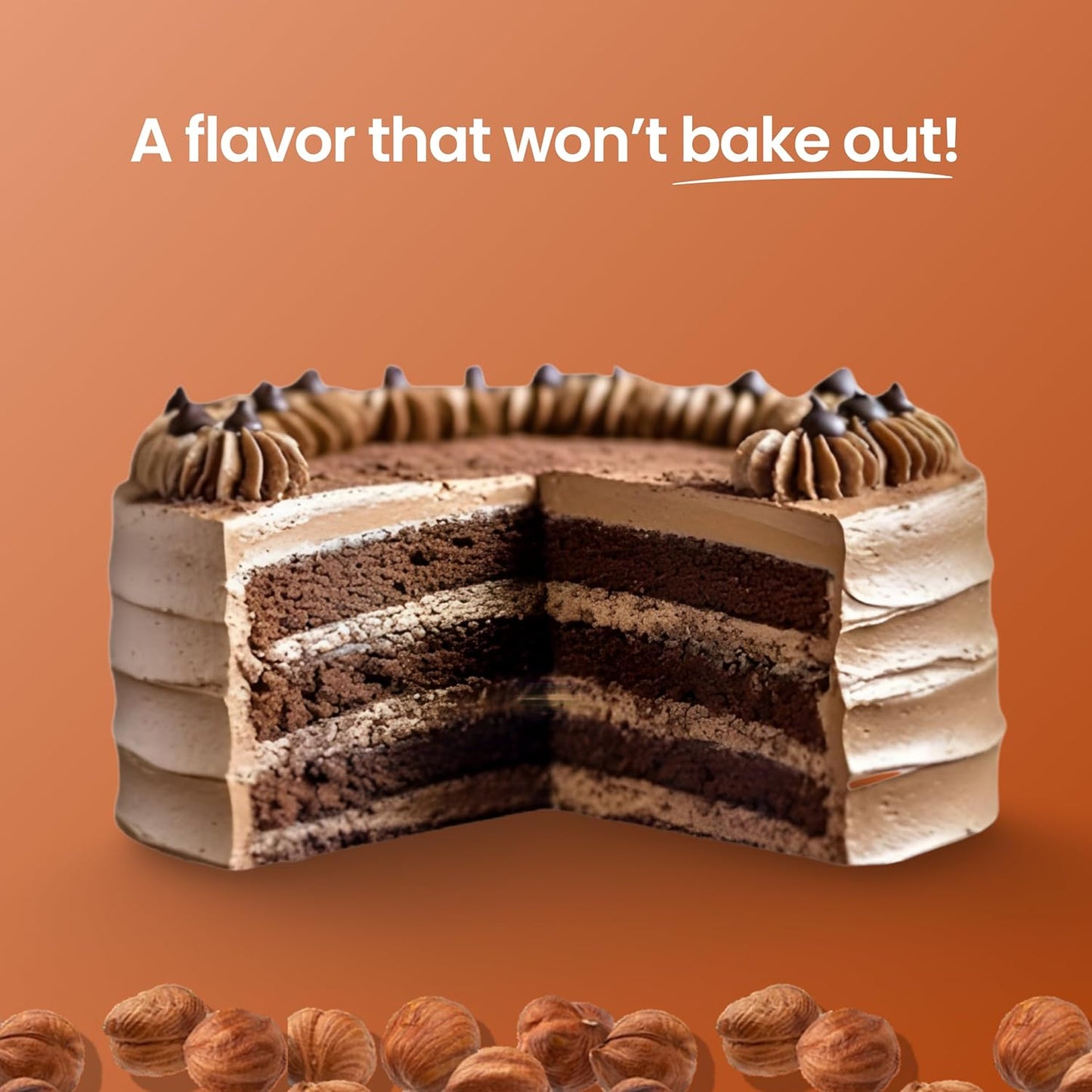 LorAnn Oils Hazelnut Bakery Emulsion: True Essence, Ideal for Boosting Fruit Tones in Cakes, Cookies & Desserts, Gluten-Free, Keto-Friendly, Extract Substitute Essential for Your Kitchen, 4 Oz