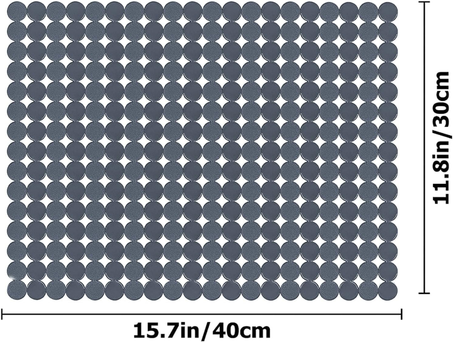 Sink Protectors Mat for Kitchen Sink - 2Pack Adjustable Kitchen Sink Mat Fast Draining - Dish Drying Mat for Dishes And Glassware - Easy to Clean & Diy Cut