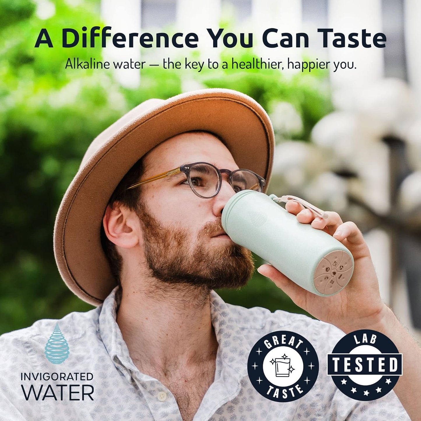 Invigorated Water pH ON-The-GO Portable Alkaline Water Filter Pouch, High pH Water Alkalizer for Bottles, Jugs, Pitchers - Filters 98 Liters / 26 Gallons (3-Pack)