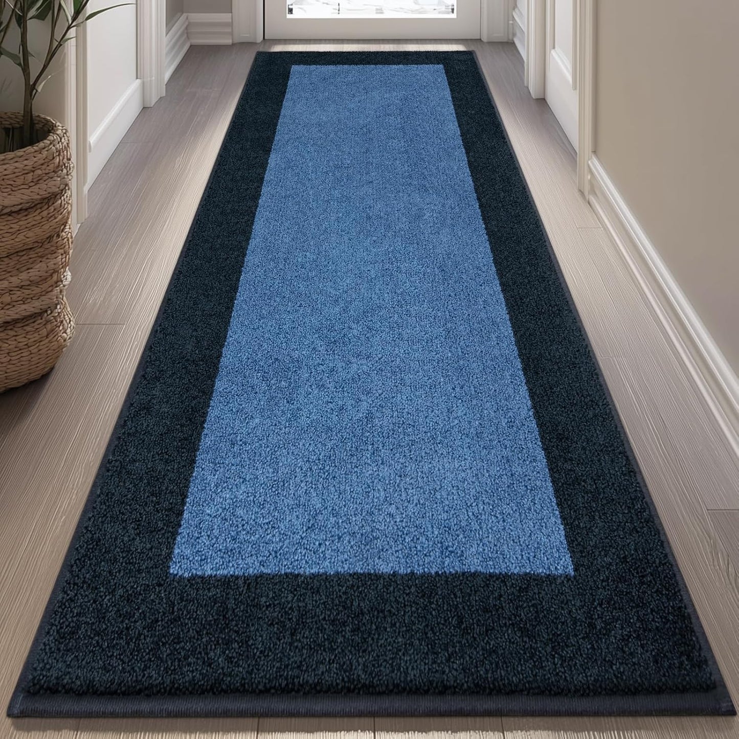 Machine Washable Kitchen Rug 32" x 70", Non Slip Indoor Door Rug, Absorbent Entrance Runner Rug for Bedroom, Hallway, Bathroom, Floor (Roll Packing)