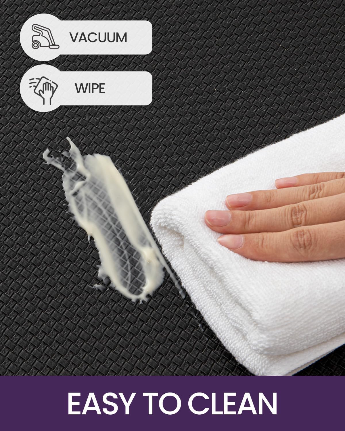 DEXI Kitchen Floor Mats Cushioned Anti Fatigue, 23x86, Large Long Standing Runner Rug Waterproof, Comfort Memory Foam Padded for Front Sink Laundry, Black