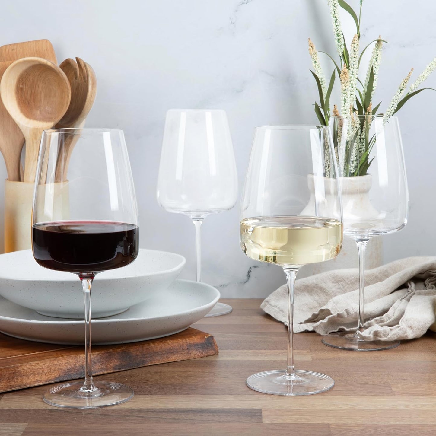 Tall Pour Wine Glasses (4-Piece Set)