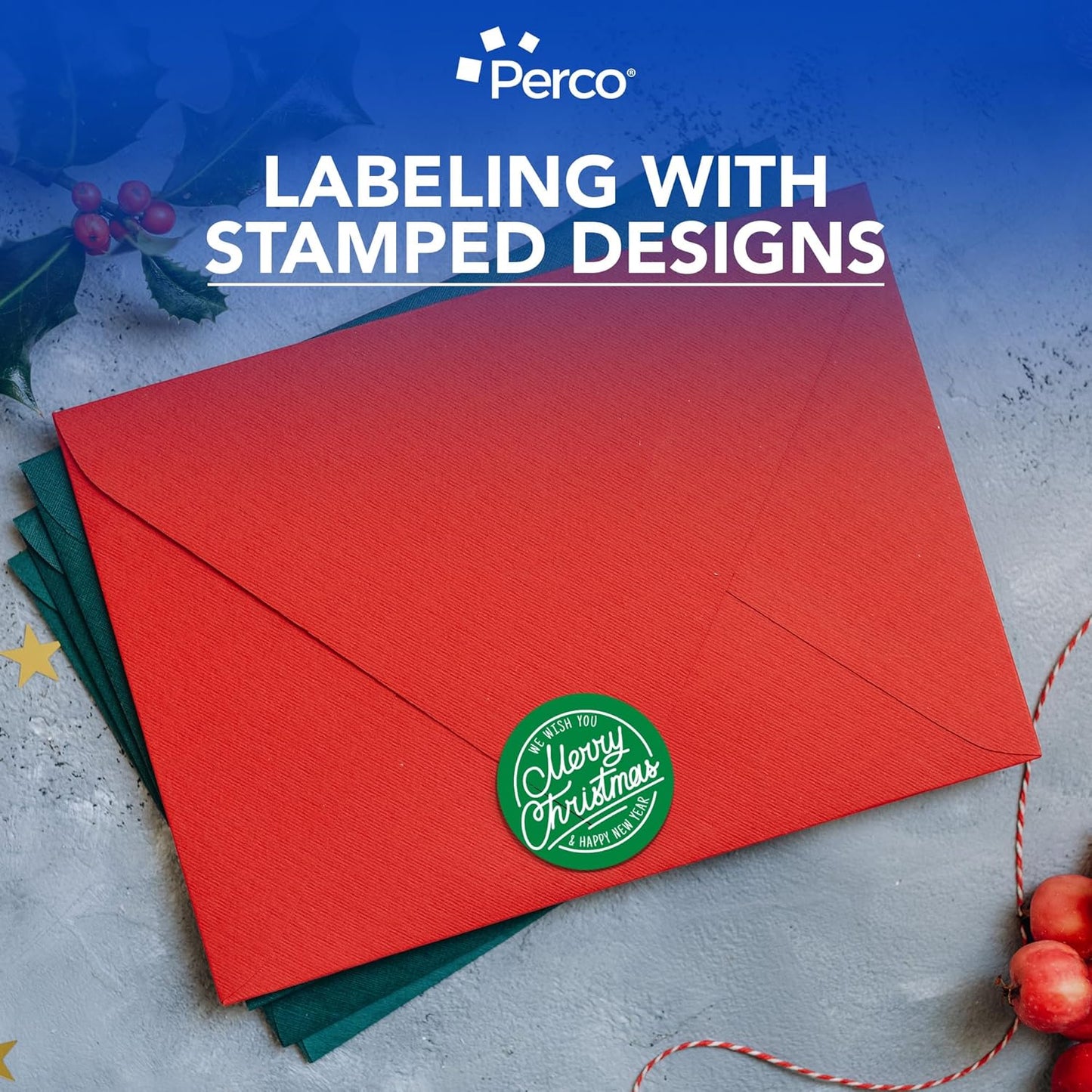 Perco Green 3-Inch Perforated Circle Dot Sticker Labels — 10 Rolls, 5,000 Round Stickers — with Permanent Adhesive for Moving Boxes, Sale Signage, Displays, Status Messaging—Made in USA