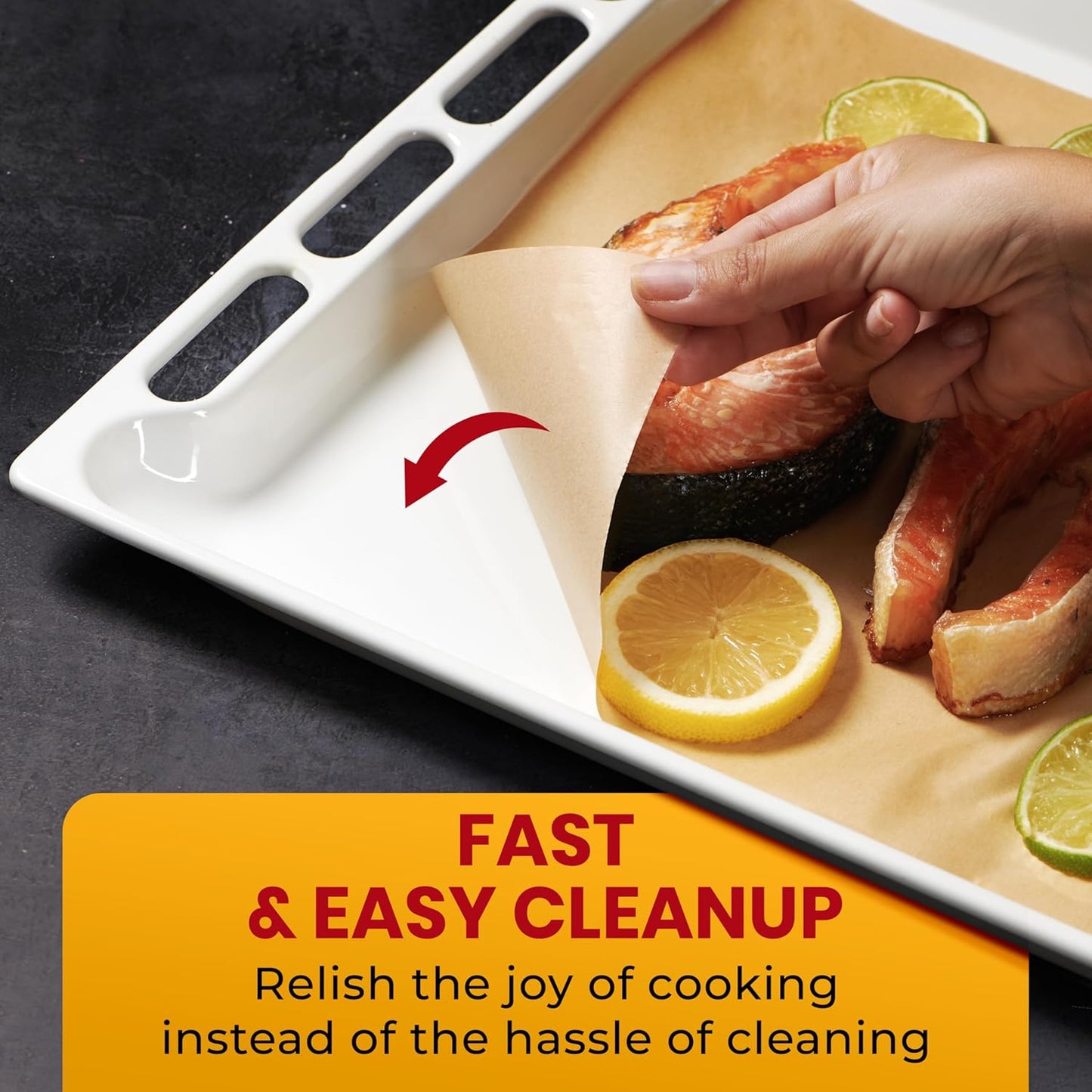 Quarter Sheet Pans 8x12 Inch Pack of 120 Parchment Paper Baking Sheets by Baker’s Signature | Precut Silicone Coated & Unbleached – Will Not Curl or Burn – Non-Toxic & Comes in Convenient Packaging