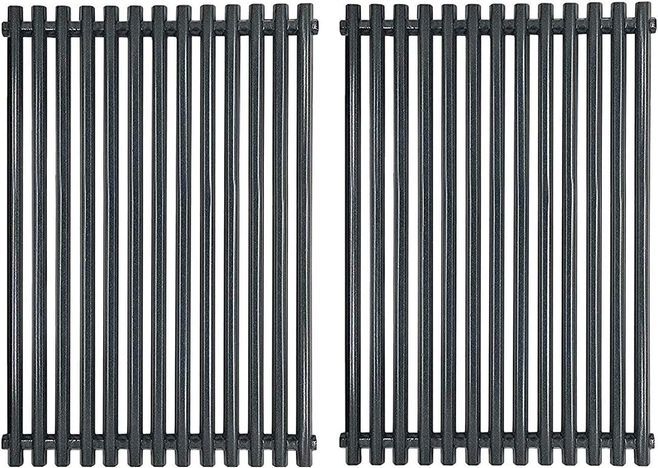 PG525 (2-Pack) 17 1/4 x 11 3/4 inch Porcelain Steel Grill Grid Grates for Weber 7525 Weber Spirit 300,E-310 & E-320, Spirit S-310 & S-320,Genesis 1000-5000 Spirit 700, Weber 900