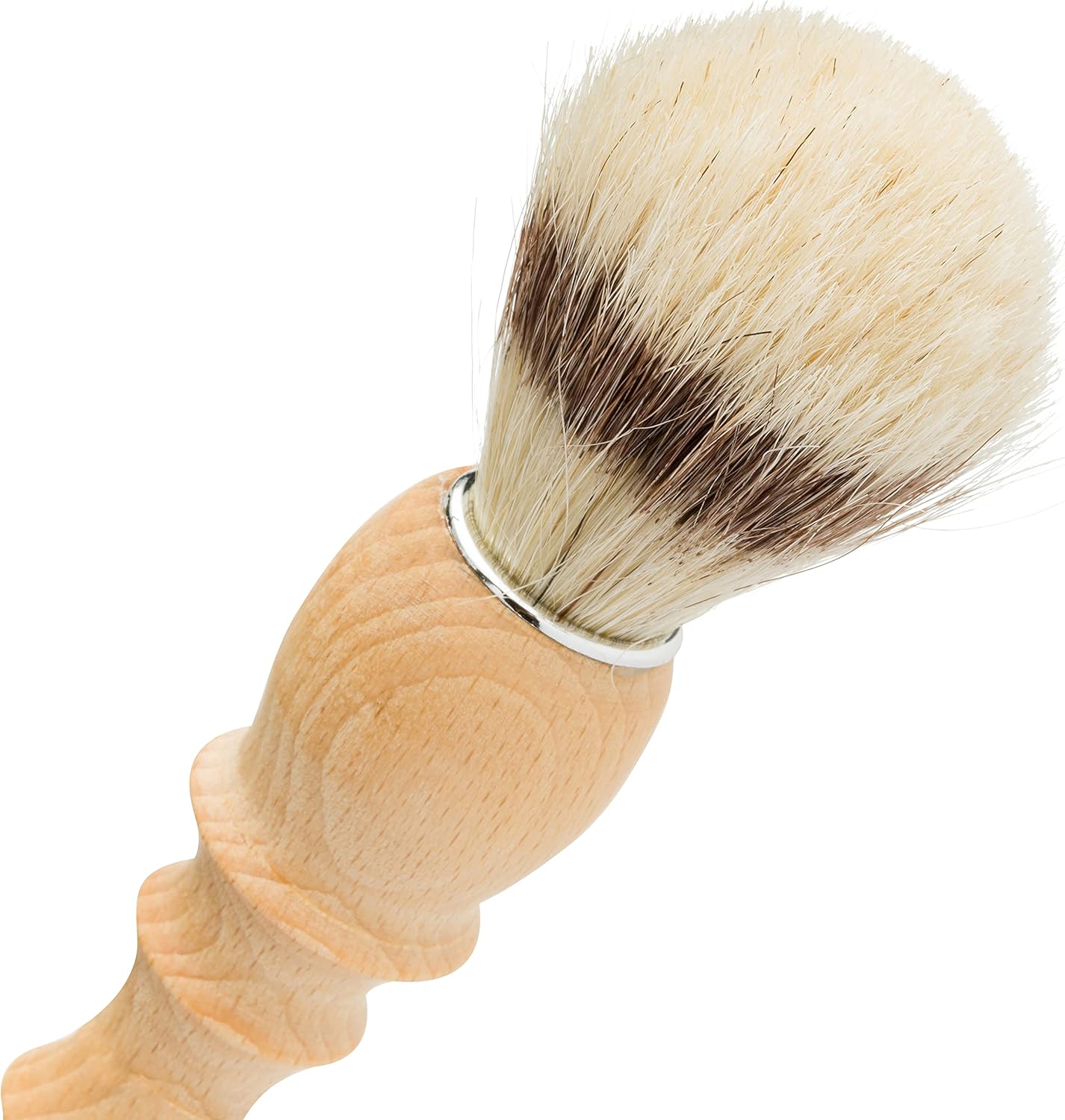 Redecker Double Dust Brush with Oiled Beechwood Handle, Goat Hair and Pig Bristle Brush Heads, Made in Germany