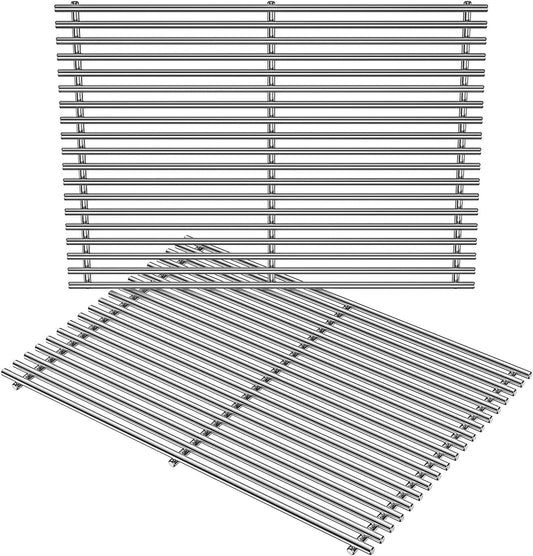 Stanbroil Stainless Steel Cooking Grate for Weber Genesis II and Genesis II LX 300 Series Gas Grills - Grill Grid Grate for Weber Genesis 2022 - Replacement Parts for Weber 66095 - Set of 2