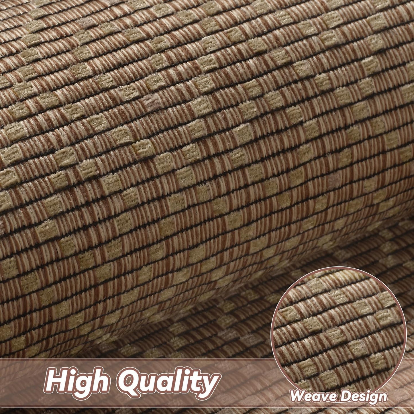 PADOOR Kitchen Floor Mat, Rubber Backed Kitchen Rugs Non Slip Washable, Super Absorbent Kitchen Mats for Floor Front of Sink, 20"x32" Brown