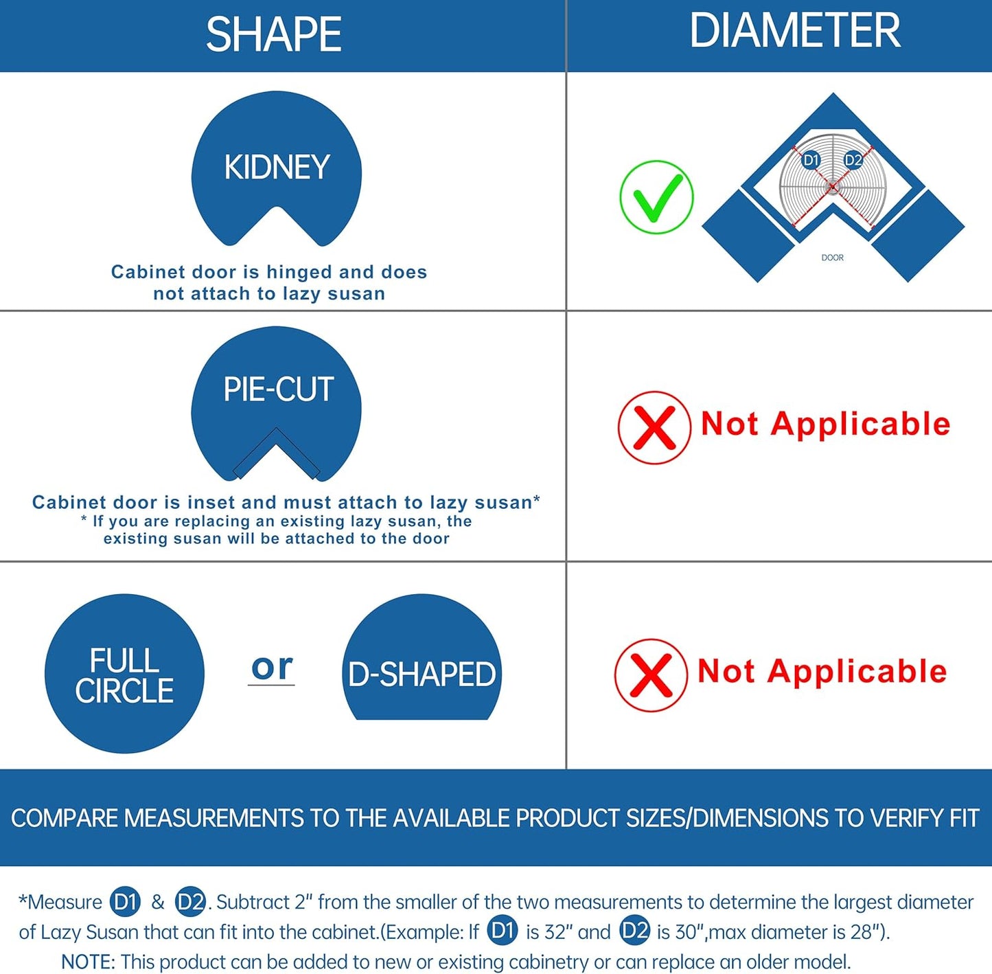 28" Corner Cabinet Lazy Susan Turntable, 270° Adjustable Height Chrome Replacement Shelves for Kitchen Corner Cabinet
