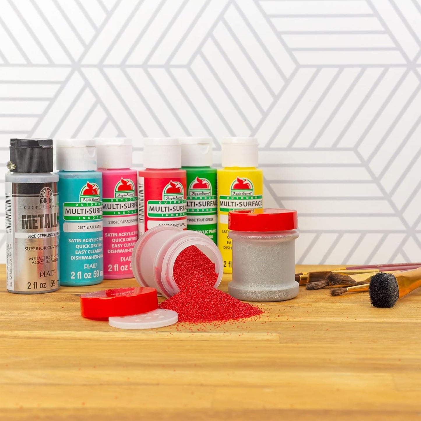 Cornucopia Brands Mini Plastic Spice Jars w/Sifters (12-Pack, Red); 2 Tablespoon Capacity (1 Fluid Ounce) Spice Bottles for Travel, Glitter, Gifts, Favors, Etc.