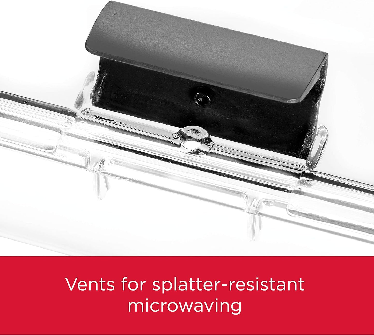 Rubbermaid Brilliance BPA-Free Food Storage Containers with Lids, Airtight Clear Set of 2 (9.6 Cup), Ideal for Lunch, Meal Prep, and Leftovers