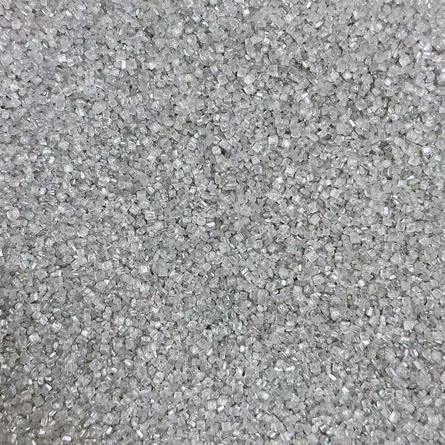 Sentovac Sliver Sanding Sugar for Baking Edible Sparkling Sugar Sprinkles Coarse Sugar Crystals for Baking Topping Cake Cookie Cupcake Topper Ice Cream Decoration Supplies 3.2 OZ