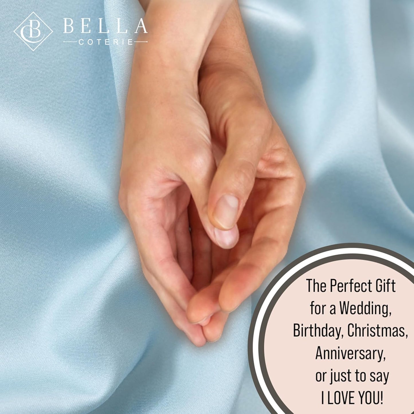 Bella Coterie Luxury Bamboo Viscose Cal King Size Sheet Set | 100% Organically Grown | Ultra Soft | Cooling for Hot Sleepers | 18" Deep Pocket [Coastal Blue]