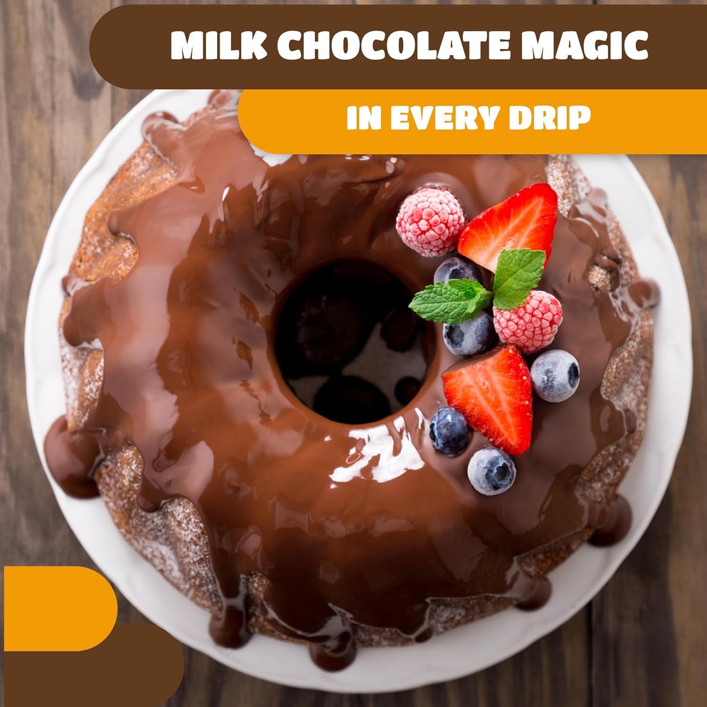 CrazyOutlet Merckens Milk Chocolate Melting Wafers - 2 Pound Pack - Bulk Melting Chocolate - Classic Smooth Candy Melts for Dipping, Molding, and Baking - Creamy Melts