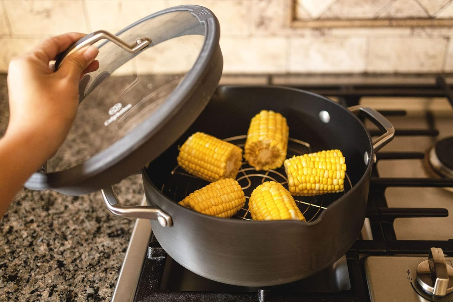 KITCHENATICS Round Cooling Racks for Cooking & Baking, Stainless Steel Steamer Rack, Canning Rack, Cake Cooling Rack - Circle Wire Cooling Rack for Air Fryer, Instapot, Cake Pans - 3PC 7.5", 9", 10.5"