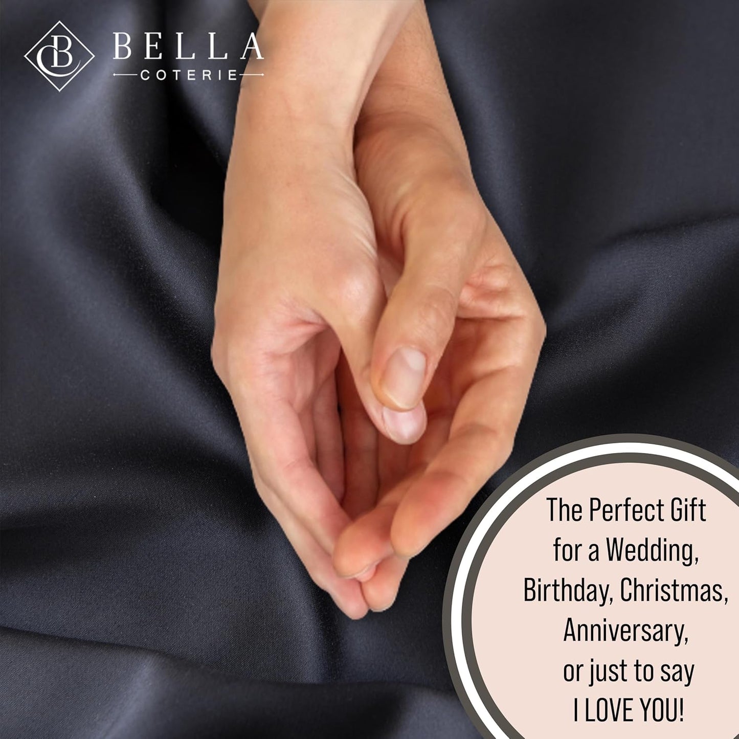 Bella Coterie Luxury Bamboo Viscose King Size Sheet Set | 100% Organically Grown | Ultra Soft | Cooling for Hot Sleepers | 18" Deep Pocket [Black]