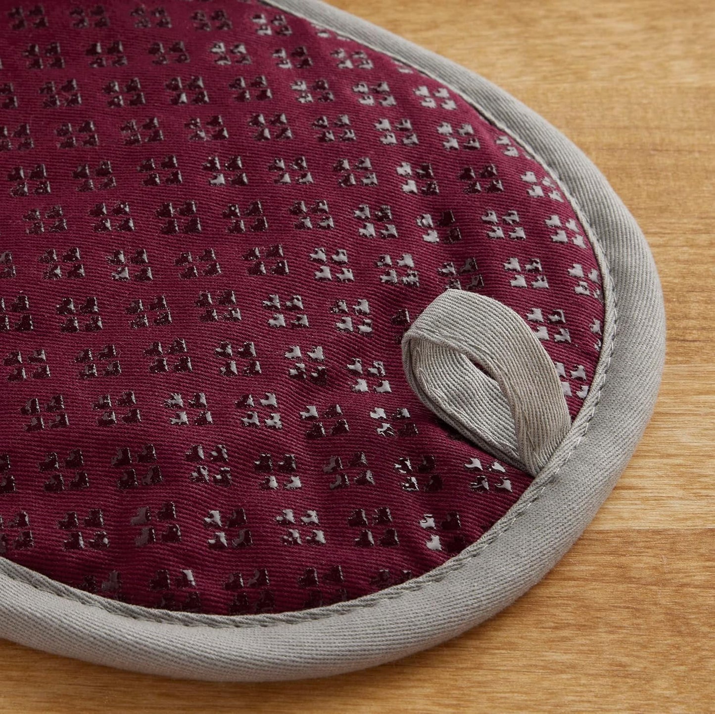 KitchenAid Asteroid Pot Holder 2-Pack Set, Boysenberry Purple, 6.5"x10"