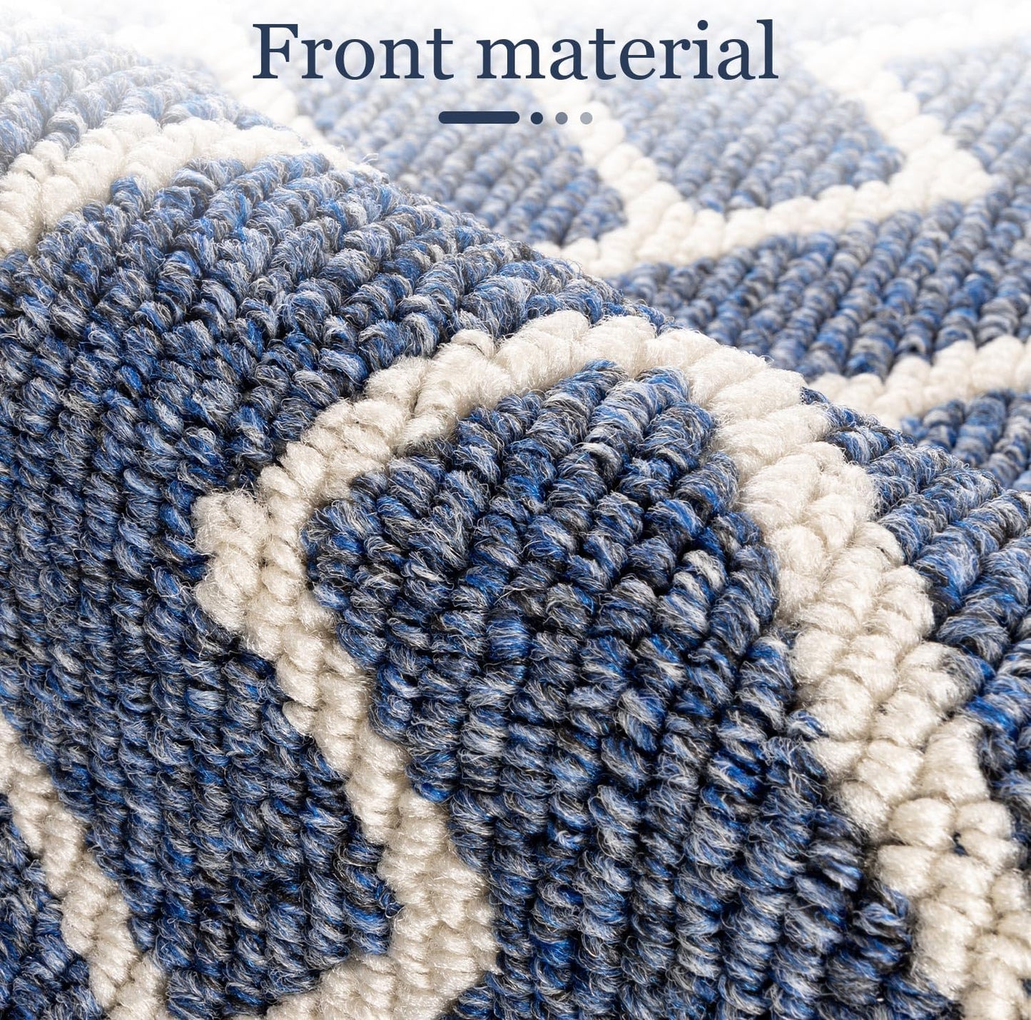 hicorfe Kitchen Rugs and Mats,Kitchen Mats for Floor,20"x31.5" Non Slip Runner Rug,Absorbent Resist Dirt Comfort Standing Mat Machine Washable for Entryway,Hallway,Front of Sink(Navy Blue)